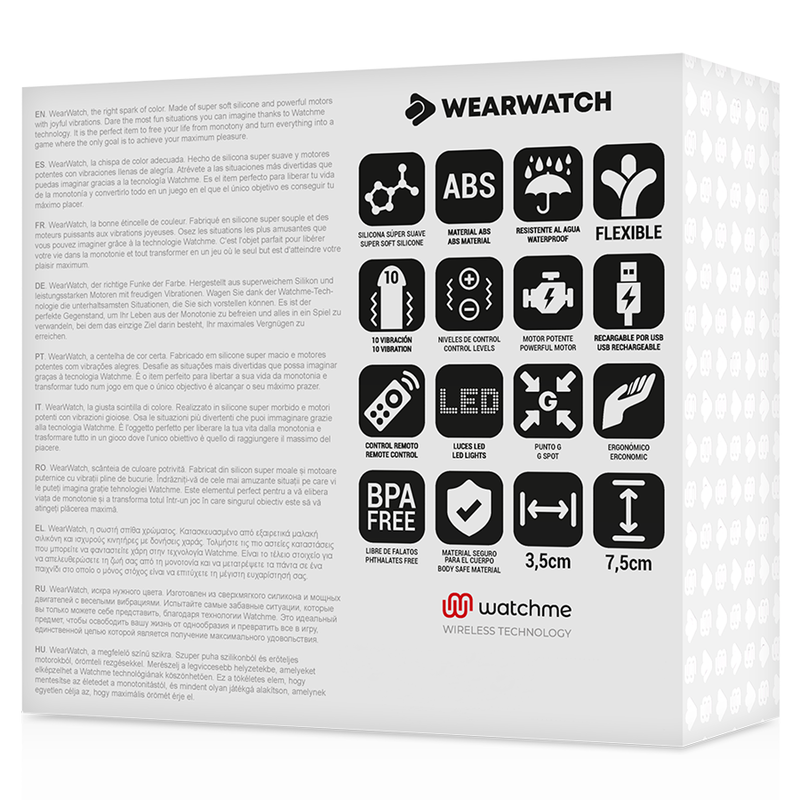 WEARWATCH - TECNOLOGIA WATCHME CONTROLE REMOTO OVO FÚCSIA / ÁGUA DO MAR - Image 8