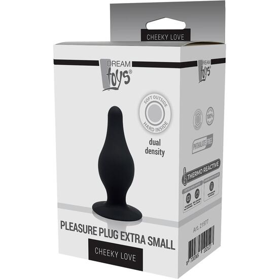 CHEEKY LOVE DUAL DENSITY PLEASURE PLUG XS BLACK - Image 2