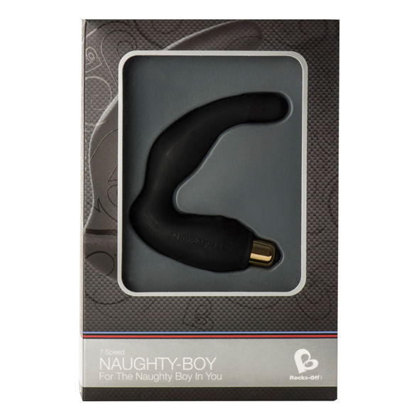 NAUGHTY-BOY 7 VELOCIDADE VIBRATÓRIO MASSAGER PRETO - Image 2