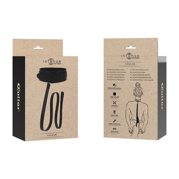 INTENSE - FETISH COLAR DE COURO VEGANO - Image 7