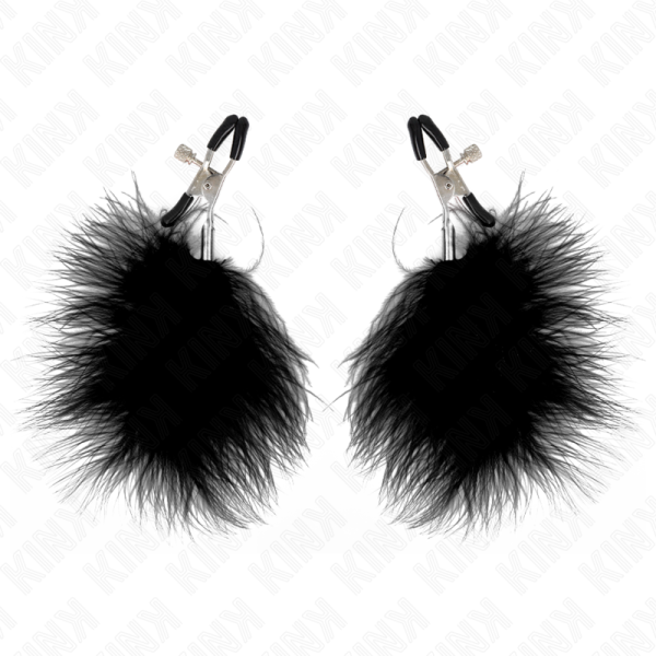 KINK - GRAMPO DE PENA PARA BICOS PRETO 7 CM - Image 2