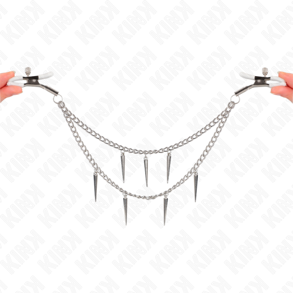 KINK - PINÃAS PARA BICOS COM CORRENTES DE PONTOS 30 CM - Image 4