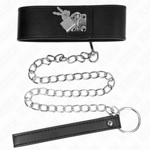 KINK - COLAR COM CINTO 65 CM COM ALÃA LARGA PRETA AJUSTÃVEL 33,5-41 CM X 5 CM - Image 4