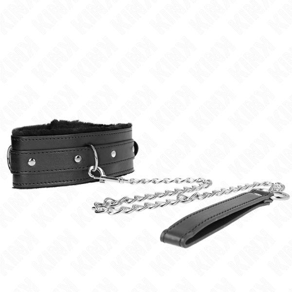 KINK - COLAR COM TRELA 65 CM COM RESTRIÃÃES PRETO 36-42 CM X 5,5 CM - Image 3