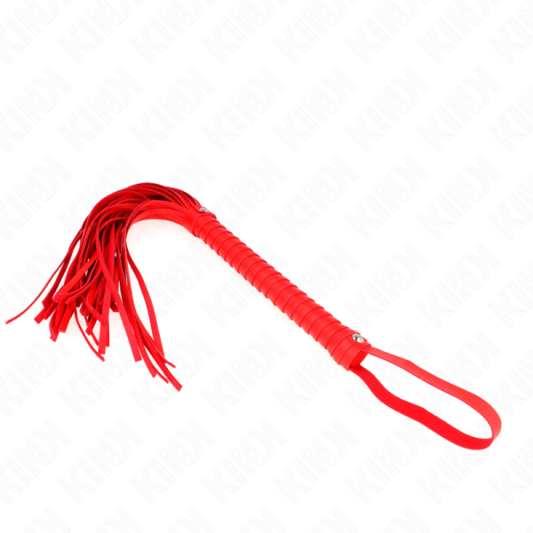 KINK - CHICOTE COM CABO TEXTURADO VERMELHO 48,5 CM - Image 3
