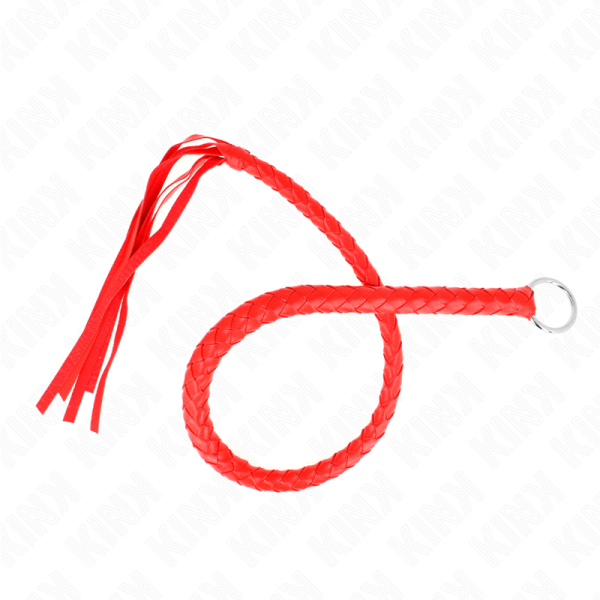 KINK - CHICOTE DE SERPENTE COM ANEL DE MÃO VERMELHO 65 CM - Image 2