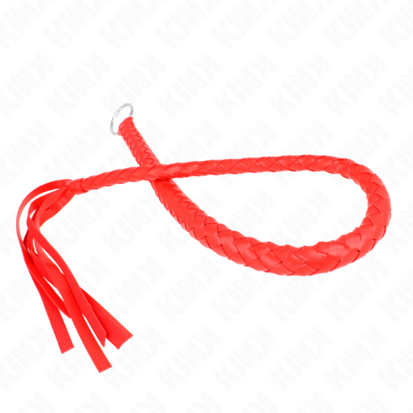 KINK - CHICOTE DE SERPENTE COM ANEL DE MÃO VERMELHO 65 CM - Image 5