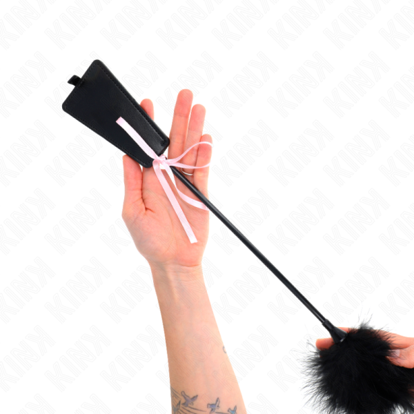 KINK - PENAS DE CÃCEGAS COM LAÃO DE FITA ROSA 49 CM - Image 4