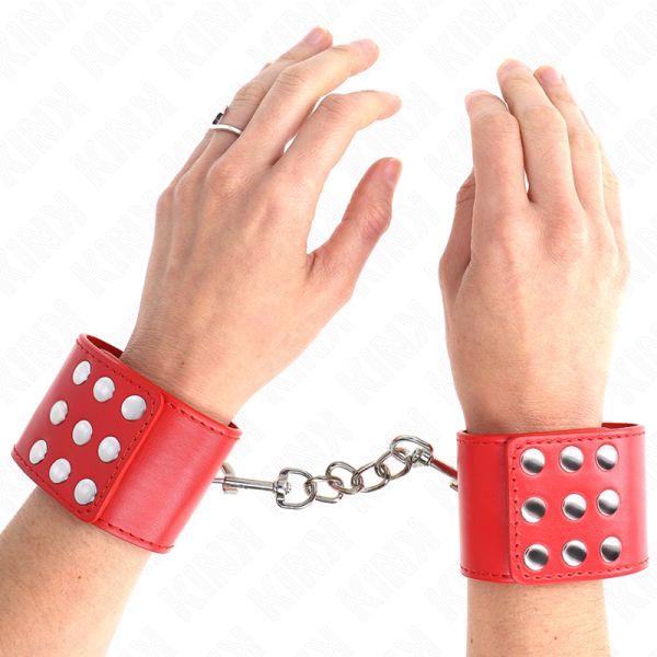 KINK - PULSO COM SNAP FASTEN VERMELHO AJUSTÃVEL 19-24 CM X 5,5 CM - Image 4