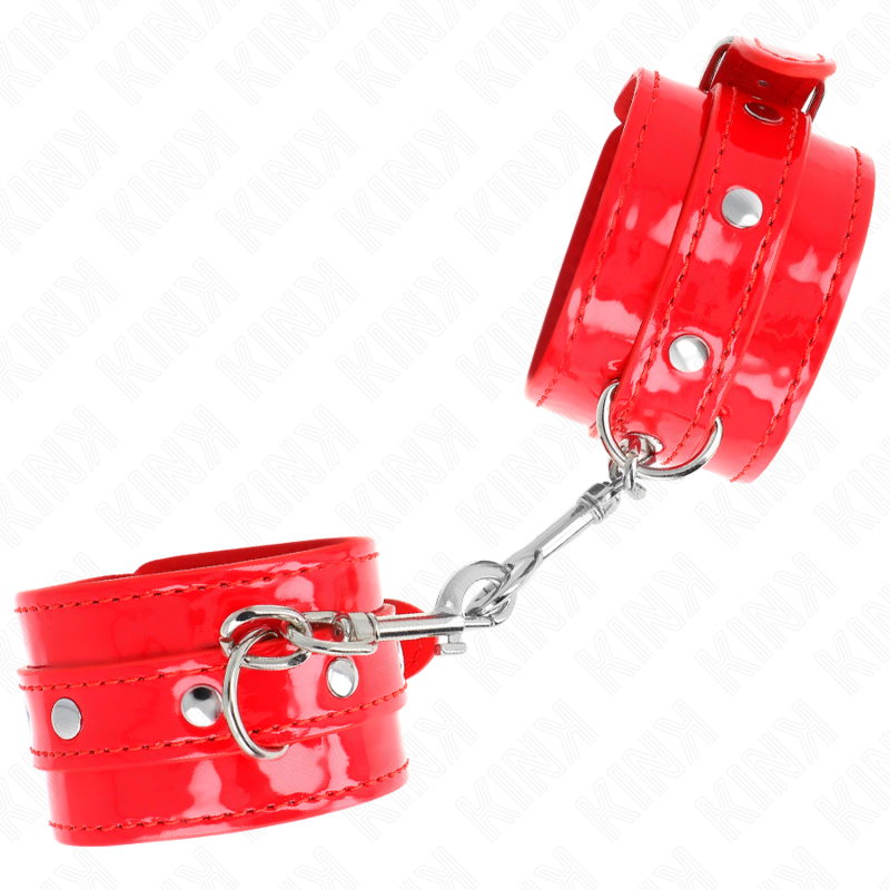 KINK - PUNHOS DE MÃO BRILHANTE VERMELHO AJUSTÃVEL 23-33 CM - Image 2