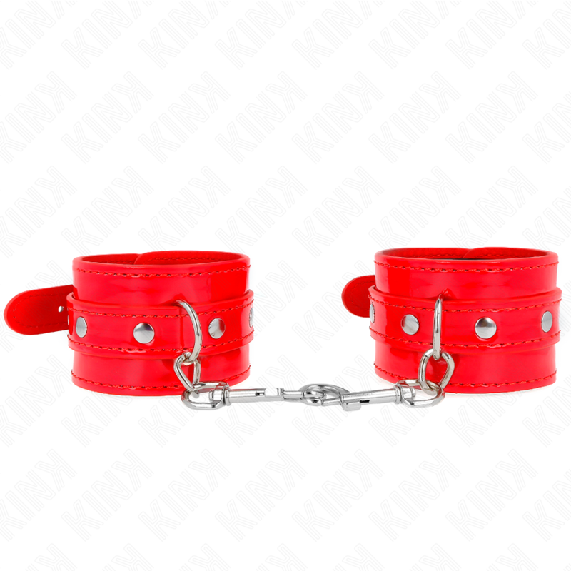 KINK - PUNHOS DE MÃO BRILHANTE VERMELHO AJUSTÃVEL 23-33 CM