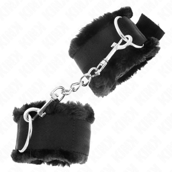 KINK - PULSO FORRO PELUDO PRETO AJUSTÃVEL 17-31 CM X 7 CM - Image 2