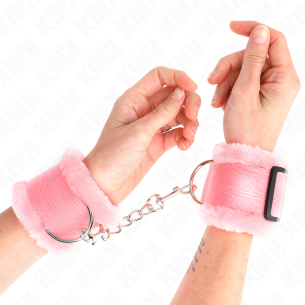 KINK - PULSO FORRO PELUDO ROSA AJUSTÃVEL 17-31 CM X 7 CM - Image 4