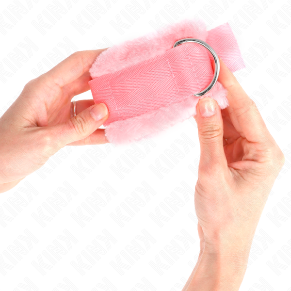 KINK - PULSO FORRO PELUDO ROSA AJUSTÃVEL 17-31 CM X 7 CM - Image 3
