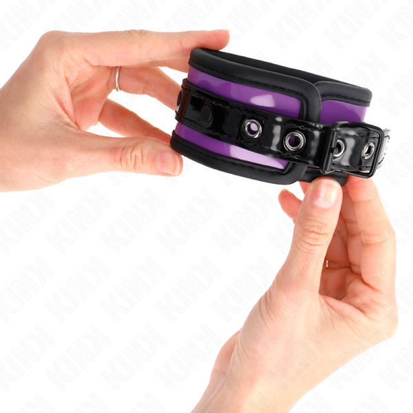 KINK - PUNHOS DE NEOPRENE ROXO CLARO AJUSTÃVEIS 21-28 CM X 5 CM - Image 4