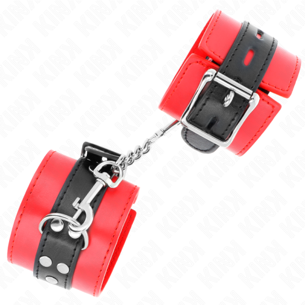 KINK - PULSO VERMELHO COM CINTO PRETO AJUSTÃVEL 17-28 CM X 6 CM - Image 2