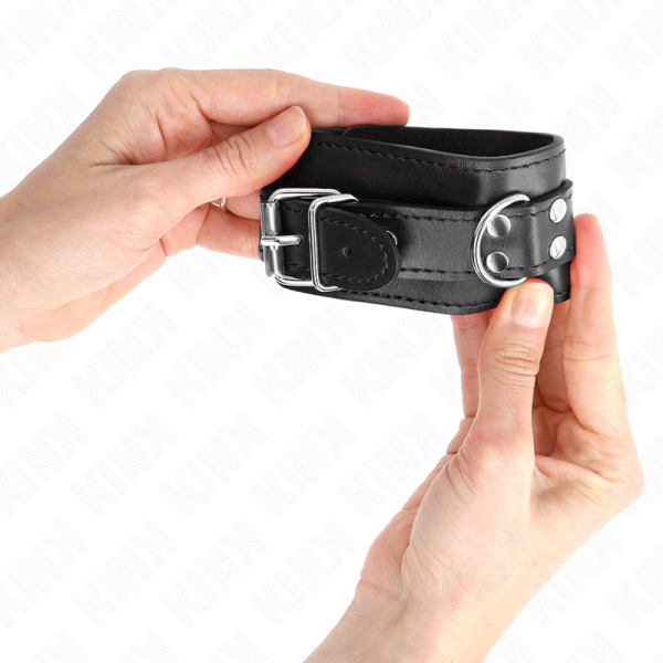 KINK - PULSO SIMPLES PRETO AJUSTÃVEL 20-23 CM X 5,5 CM - Image 3