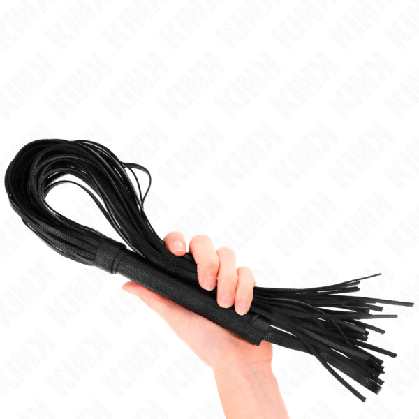 KINK - CHICOTE DE PVC MACIO PRETO 70 CM - Image 4