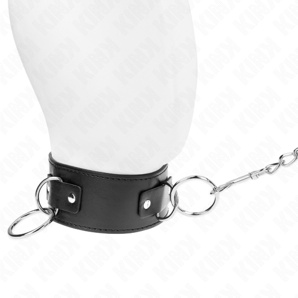 KINK - COLAR COM TRELA 65 CM 3 ANÃIS MODELO 2 AJUSTÃVEL 36-43 CM X 5 CM - Image 2