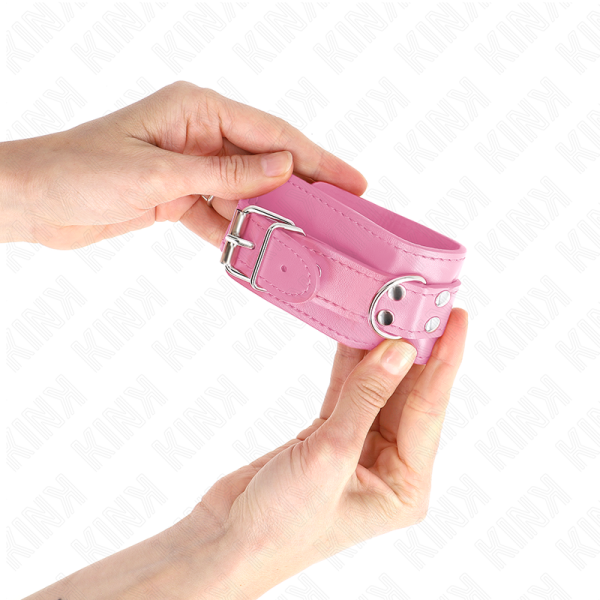 KINK - PULSO SIMPLES ROSA AJUSTÃVEL 20-23 CM X 5,5 CM - Image 2