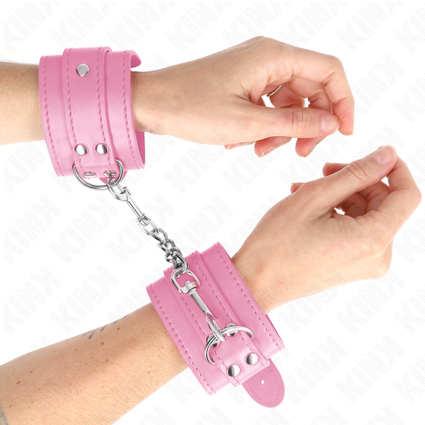 KINK - PULSO SIMPLES ROSA AJUSTÃVEL 20-23 CM X 5,5 CM - Image 4