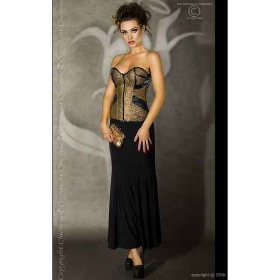 ELEGANTE CORSÉ SEXY DE FIESTA CON CREMALLERA DORADO - Image 3