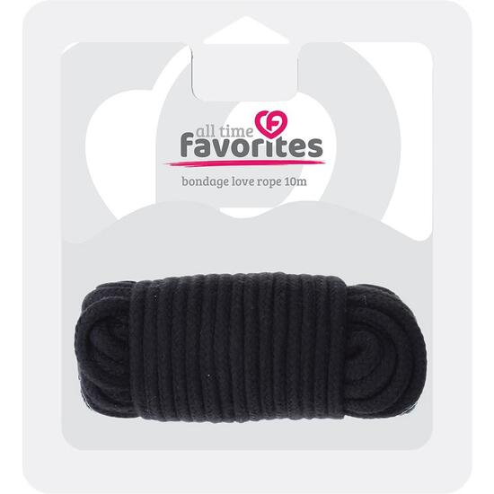 ALL TIME FAVORITES LOVE ROPE CUERDA BDSM 10M - NEGRO - Image 2
