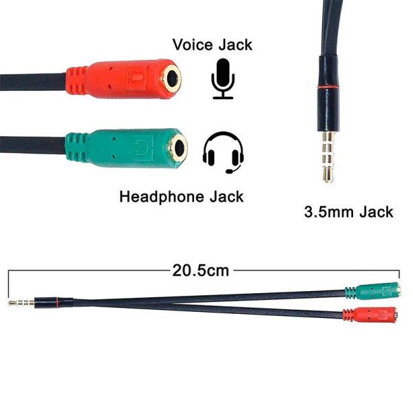 Adaptador Doble Entrada a Jack 3.5mm Auxiliar COOL Universal - Image 4