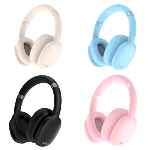 Auriculares Stereo Bluetooth Cascos COOL Roller Beige - Image 3