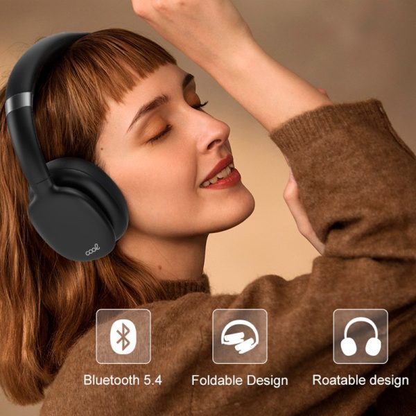 Auriculares Stereo Bluetooth Cascos COOL Roller Beige - Image 5