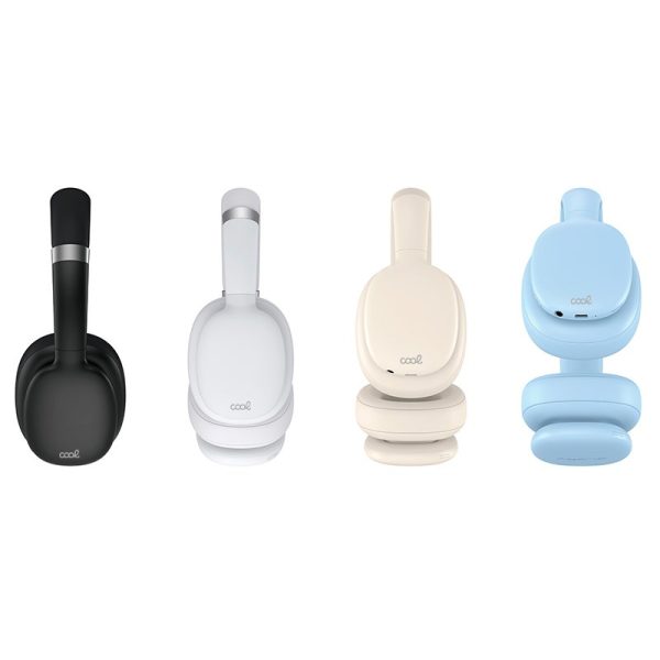 Auriculares Stereo Bluetooth Cascos COOL Roller Beige - Image 9