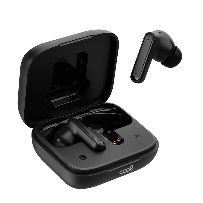 Auriculares Stereo Bluetooth Earbuds Lcd COOL Ambient Negro - Image 10