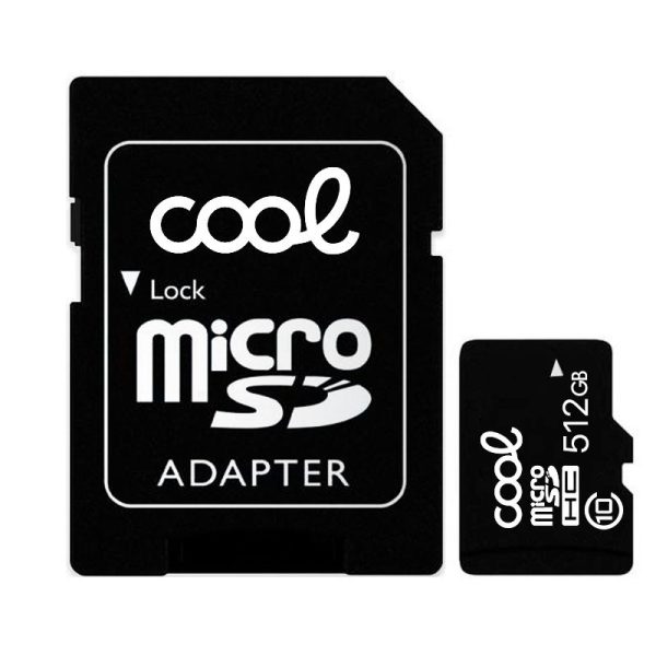 Tarjeta Memoria Micro SD con Adaptador x512 GB COOL (Clase 10) - Image 2