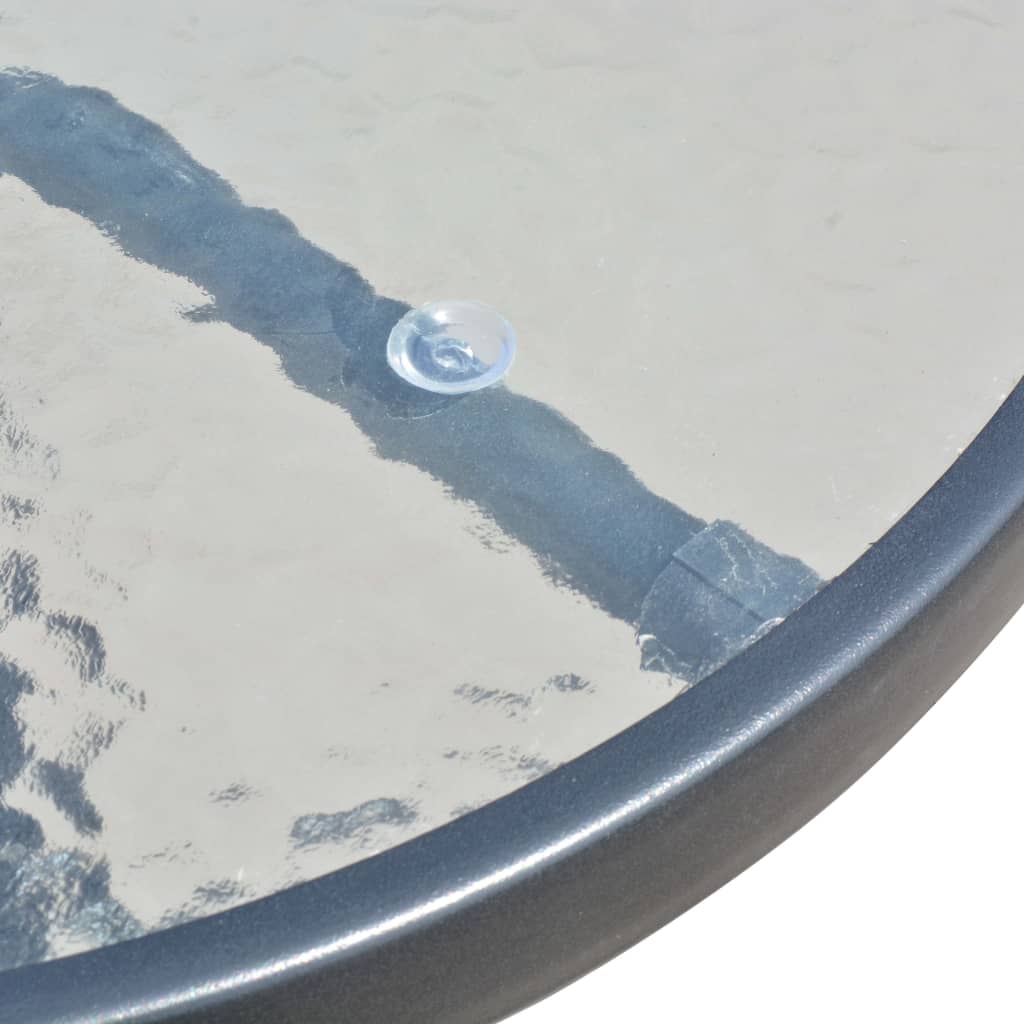 Conjunto bistrô aço + textilene 50x71 cm preto - Image 3