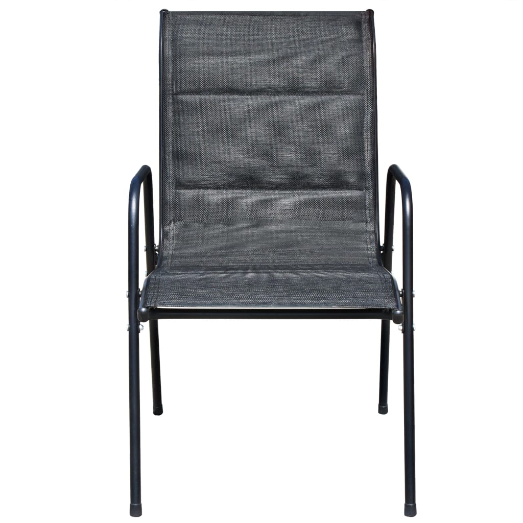 Conjunto bistrô aço + textilene 50x71 cm preto - Image 6