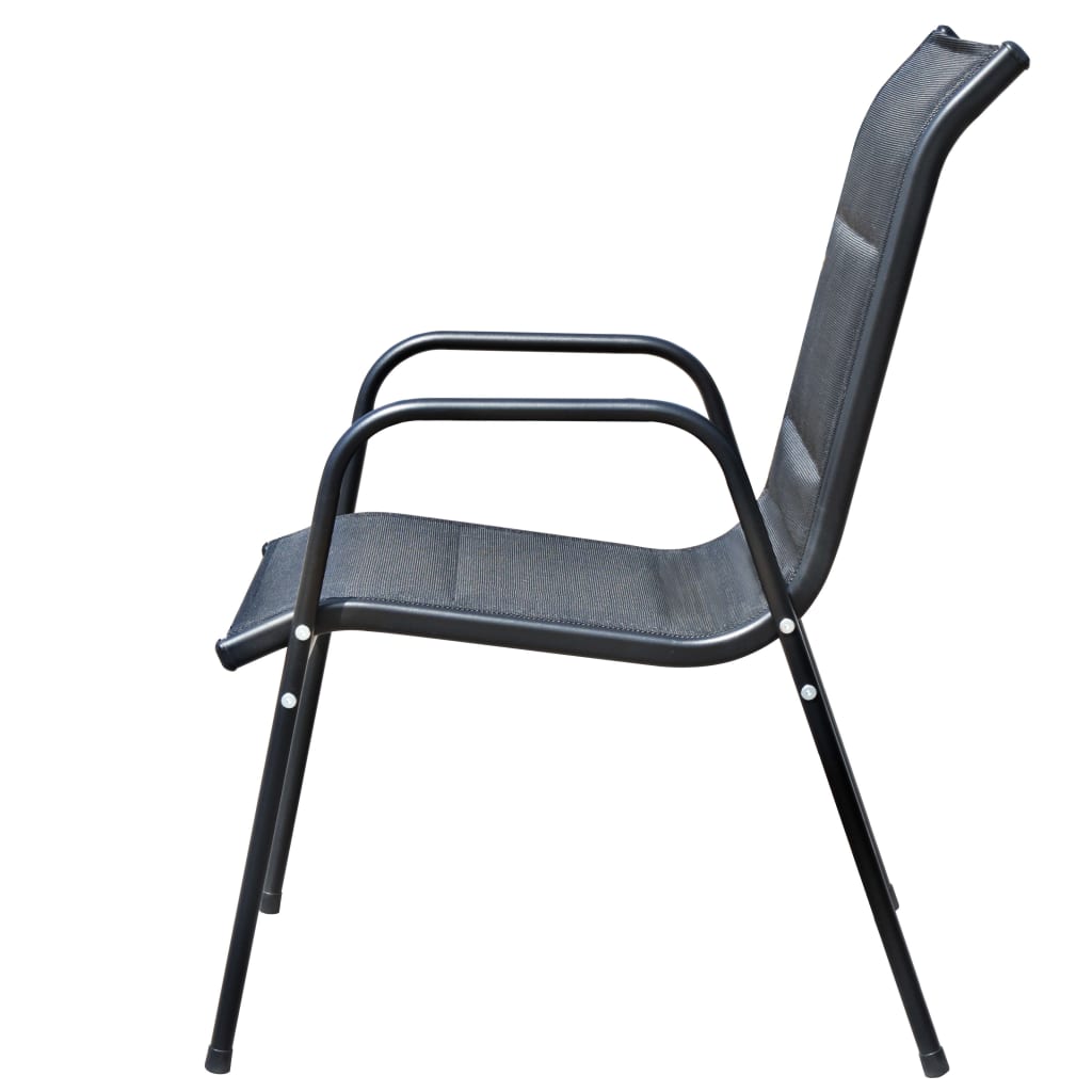 Conjunto bistrô aço + textilene 50x71 cm preto - Image 7