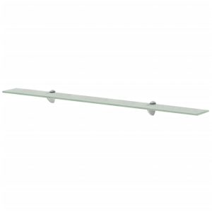 Prateleira flutuante vidro 100x10 cm 8 mm