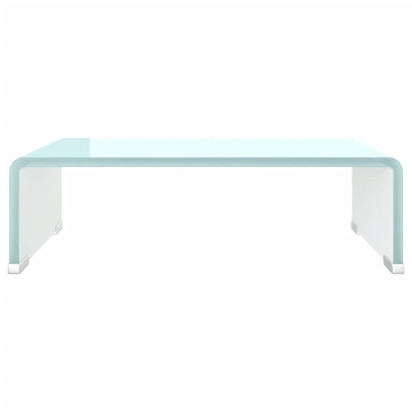 Suporte de TV/monitores em vidro 40x25x11 cm verde - Image 2