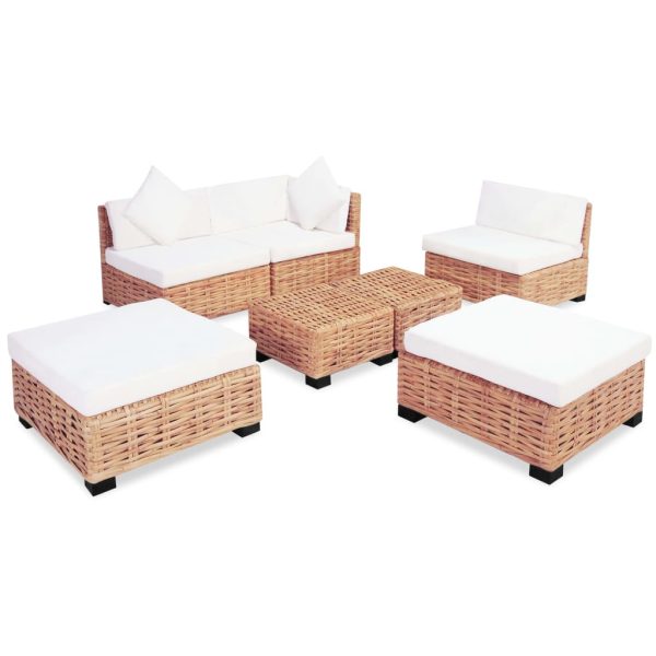 Conjunto de sofás 18 pcs vime genuíno - Image 3