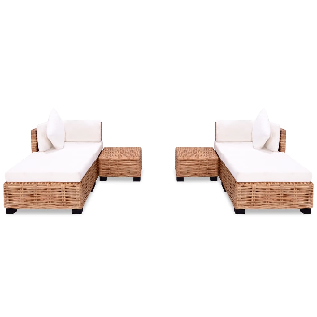 Conjunto de sofás 16 pcs vime genuíno - Image 3