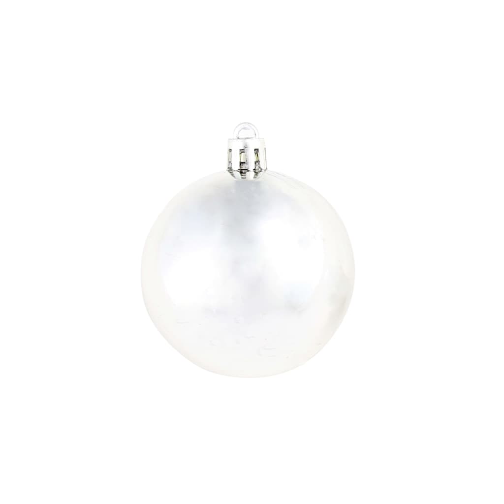 Conjunto de bolas de natal 100 pcs 3/4/6 cm prateado - Image 7