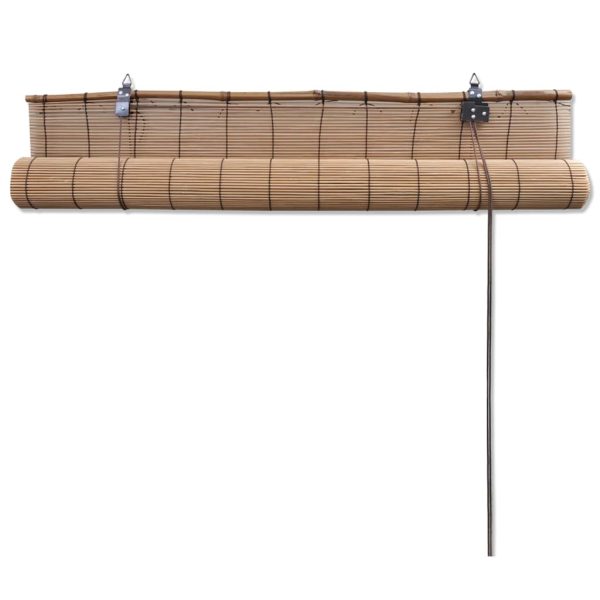 Estore de enrolar 150x160 cm bambu castanho - Image 3
