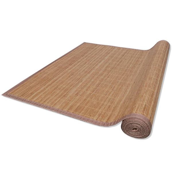 Tapete de bambu 160x230 cm castanho - Image 2