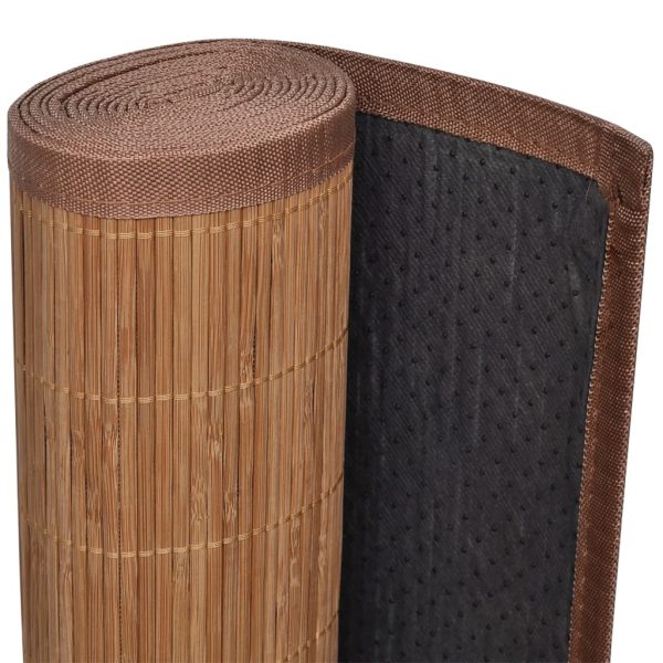 Tapete de bambu 160x230 cm castanho - Image 3