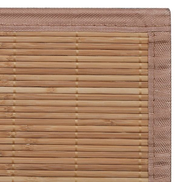 Tapete de bambu 160x230 cm castanho - Image 5