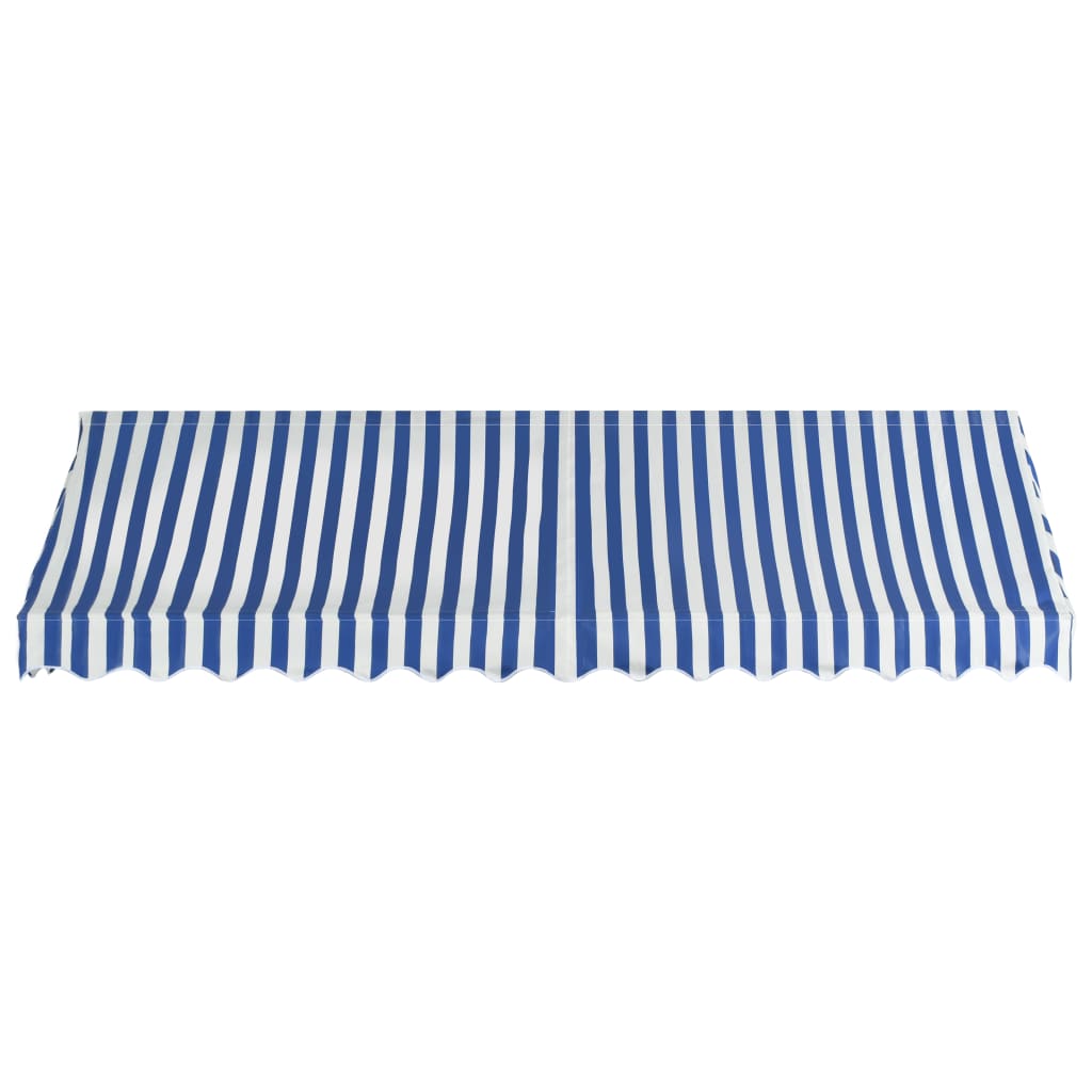 Toldo bistrô 350x120 cm azul e branco - Image 3