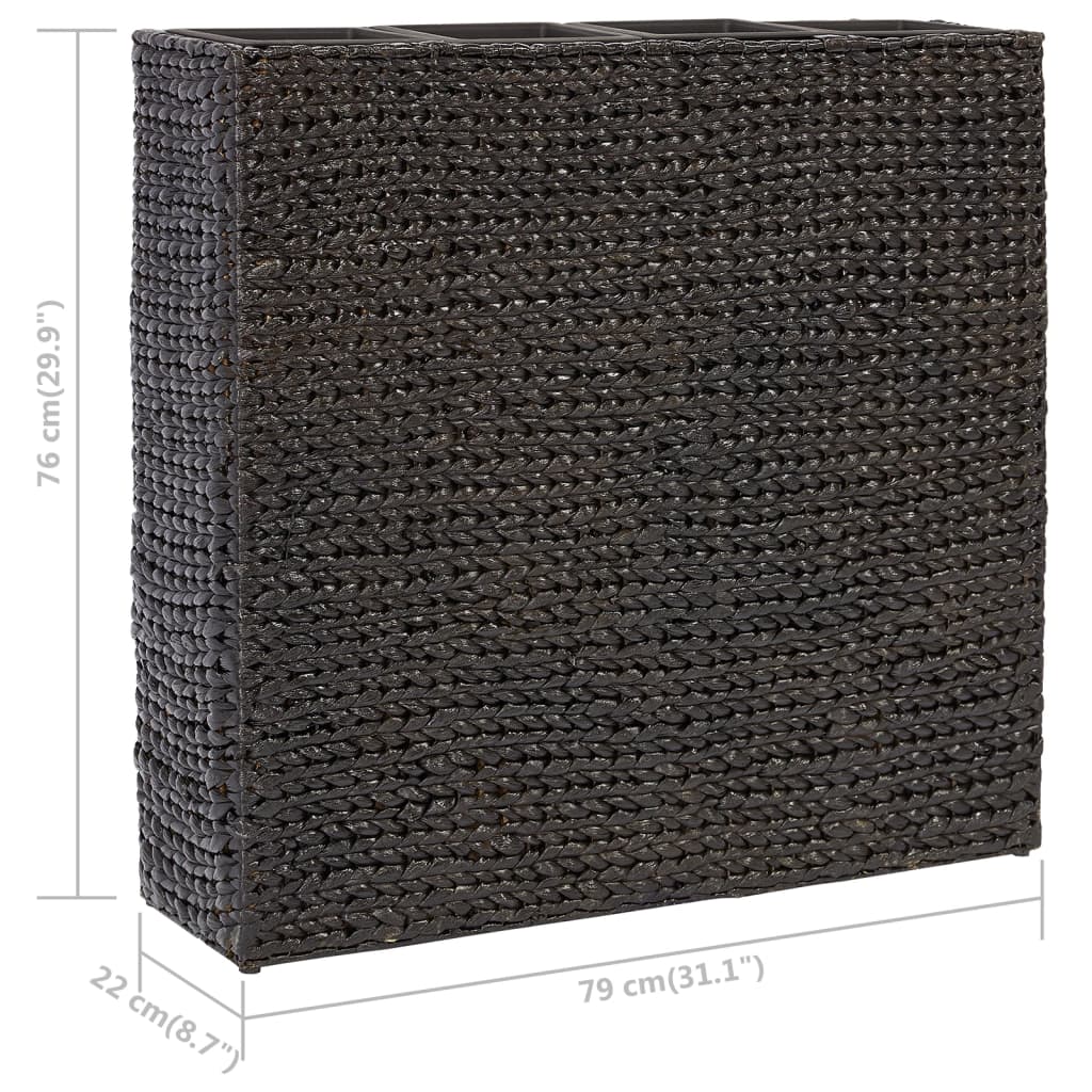 Floreira de jardim alta com 4 vasos jacinto de água preto - Image 7