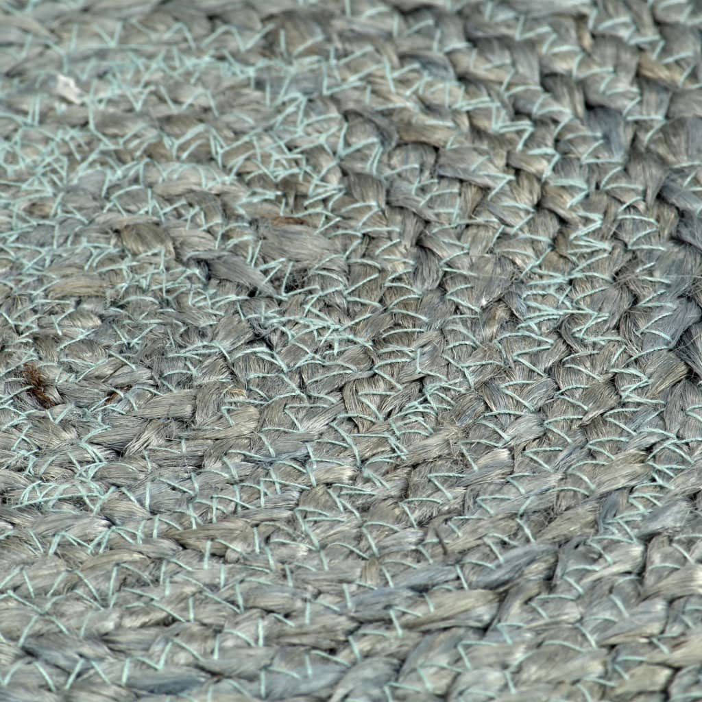 Individuais mesa 4 pcs juta liso 38 cm redondo verde azeitona - Image 3