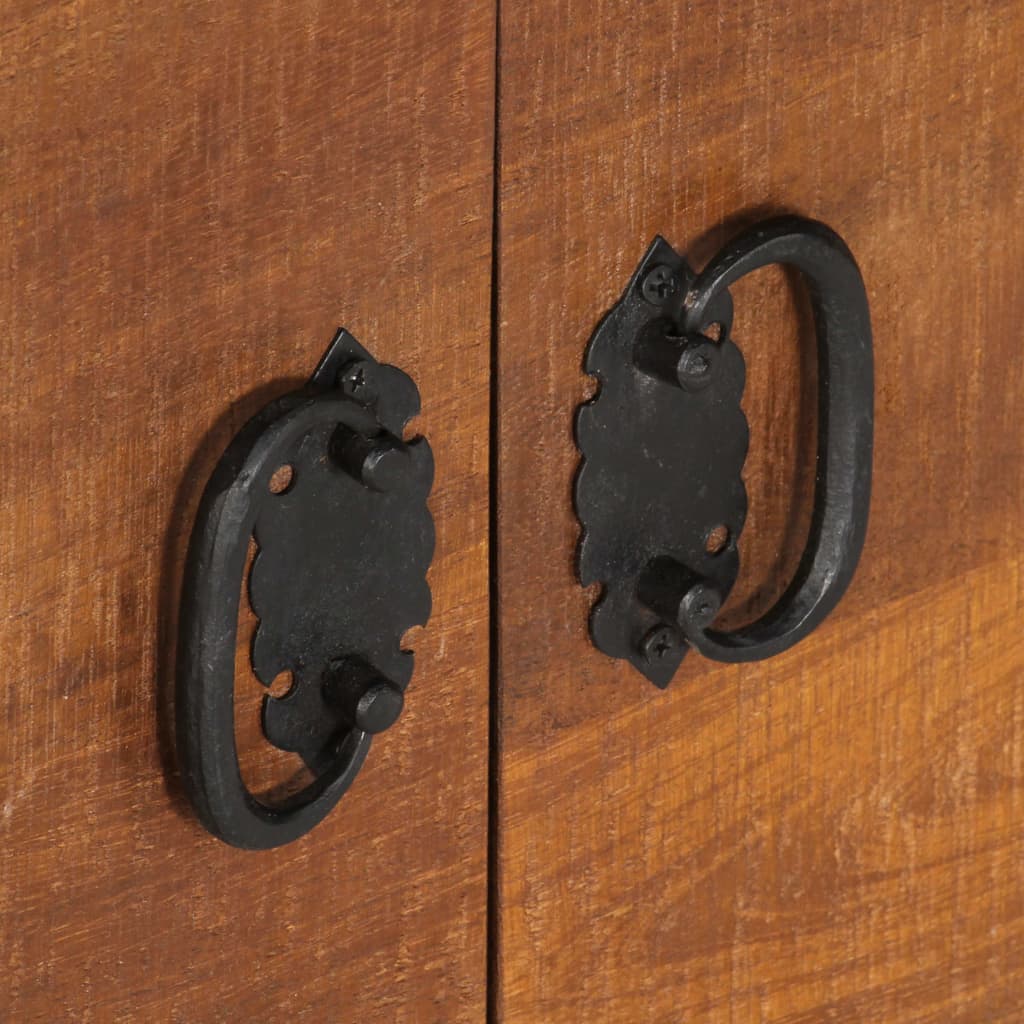 Móvel de TV 120x30x40 cm madeira de mangueira maciça - Image 5