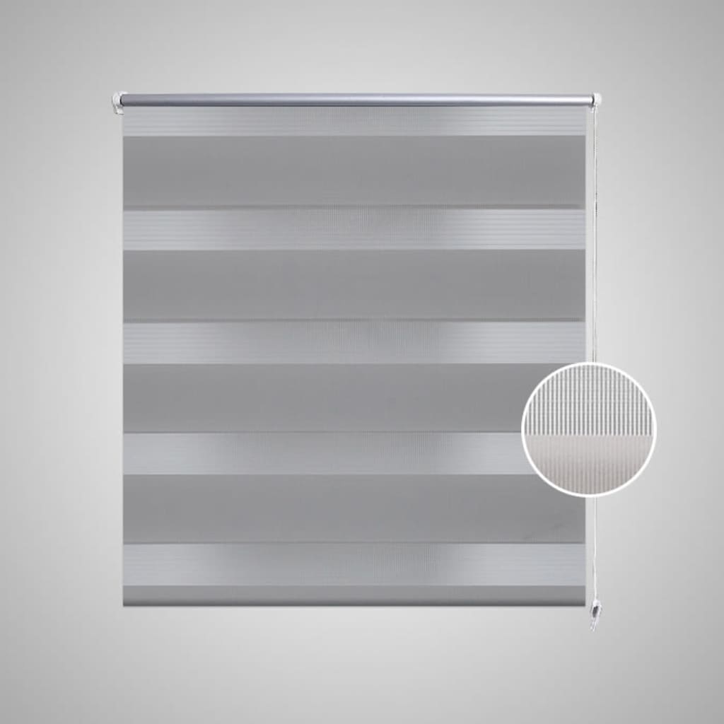 Estore de rolo 120 x 230 cm, linhas de zebra / Cinza - Image 2
